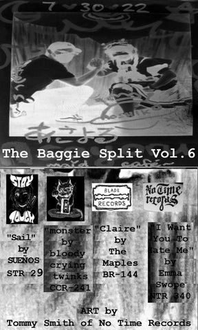 The Baggie Split Vol. 6 - Various Artists - BRAND NEW CASSETTE TAPE