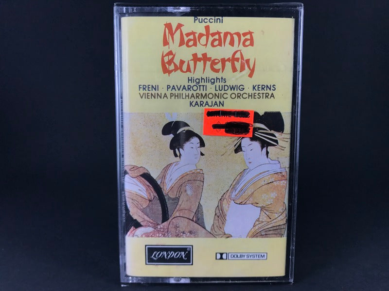 MADAMA BUTTERFLY (HIGHLIGHTS) - Puccini - BRAND NEW CASSETTE TAPE