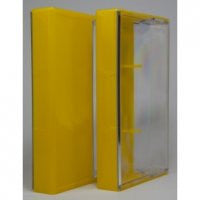 YELLOW & CLEAR NORELCO CASSETTE CASE