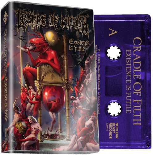 CRADLE OF FILTH - Existence Is Futile (purple Cassette) - BRAND NEW CASSETTE TAPE