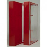 RED & CLEAR NORELCO CASSETTE CASE