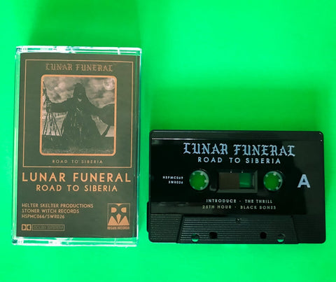 LUNAR FUNERAL - ROAD TO SIBERIA - BRAND NEW CASSETTE TAPE
