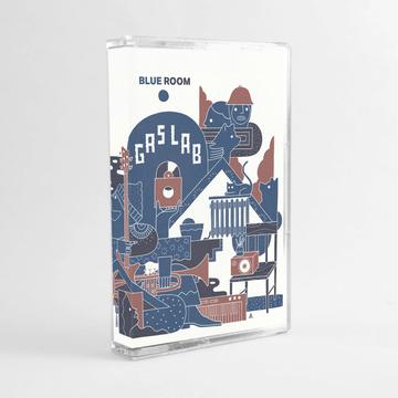 GAS LAB - Blue Room - BRAND NEW CASSETTE TAPE