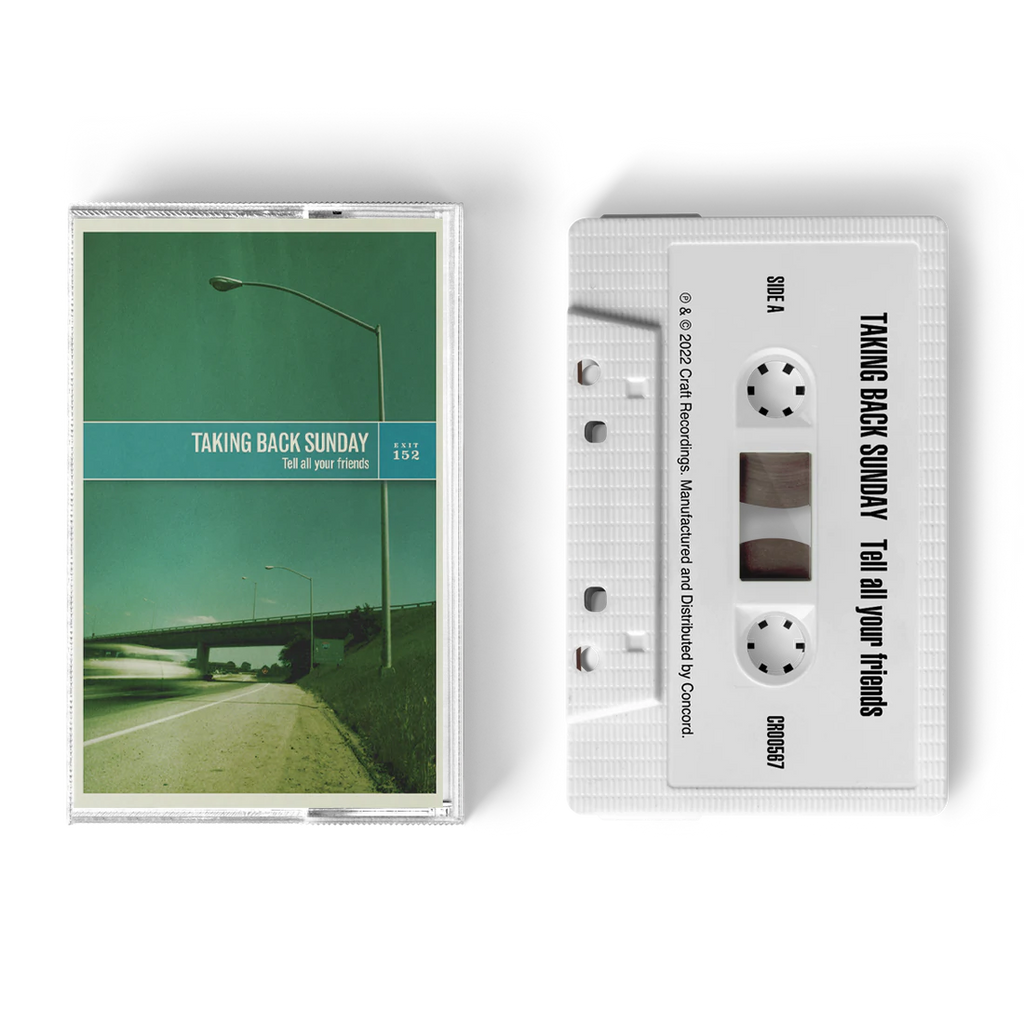 TAKING BACK SUNDAY - tell all your friends [20th anniversary edition] - BRAND NEW CASSETTE TAPE