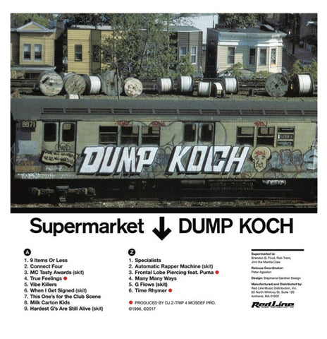Supermarket "Dump Koch" Limited Re-Issue - BRAND NEW CASSETTE TAPE