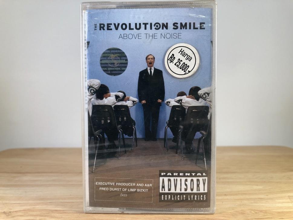 REVOLUTION SMILE - above the noise - BRAND NEW CASSETTE TAPE [made in indonesia]