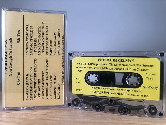 PETER HIMMELMAN- from strength to strength [promo] - CASSETTE TAPE