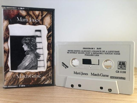 MARTI JONES - match game - CASSETTE TAPE