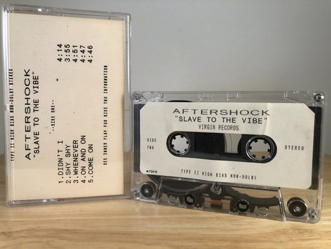 AFTERSHOCK - slave to the vibe - CASSETTE TAPE