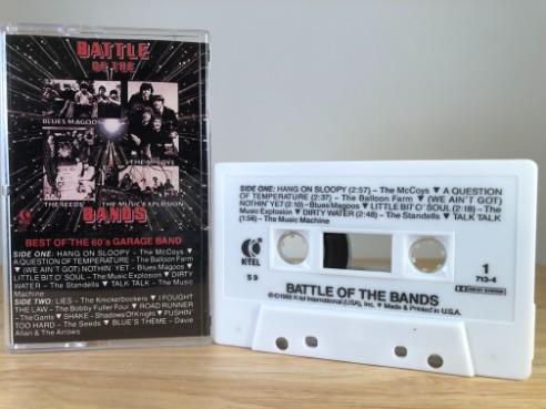 BATTLE OF THE BANDS - various artists - CASSETTE TAPE