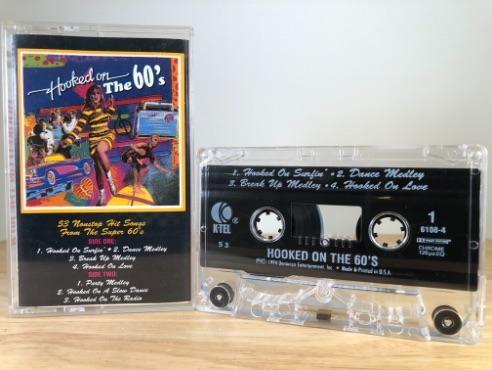 HOOKED ON THTE 60'S - various artists - CASSETTE TAPE