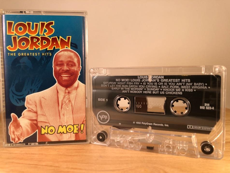 LOUIS JORDAN - no moe! the greatest hits - CASSETTE TAPE