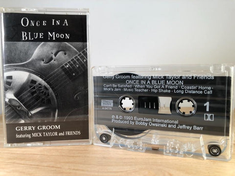 GERRY GROOM - once in a blue moon - CASSETTE TAPE