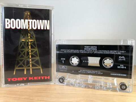 TOBY KEITH - boomtown - CASSETTE TAPE