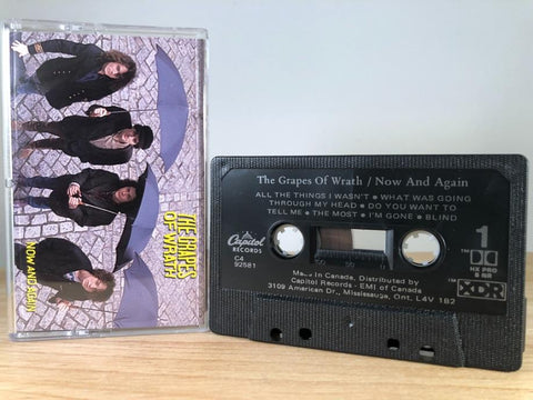 GRAPES OF WRATH - now and again - CASSETTE TAPE [made in Canada]
