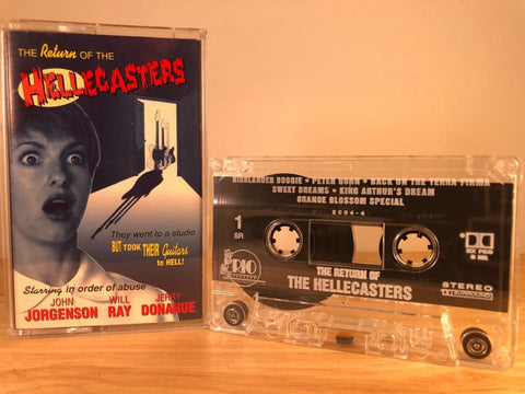 THE HELLECASTERS - return of the hellecasters - CASSETTE TAPE