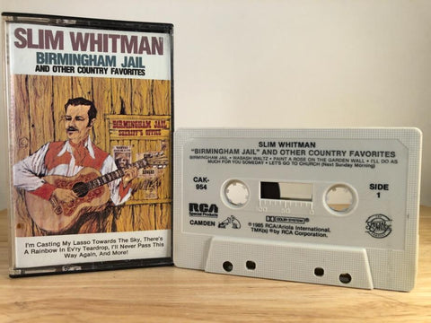 SLIM WHITMAN - birmingham jail and other country favorites  - CASSETTE TAPE