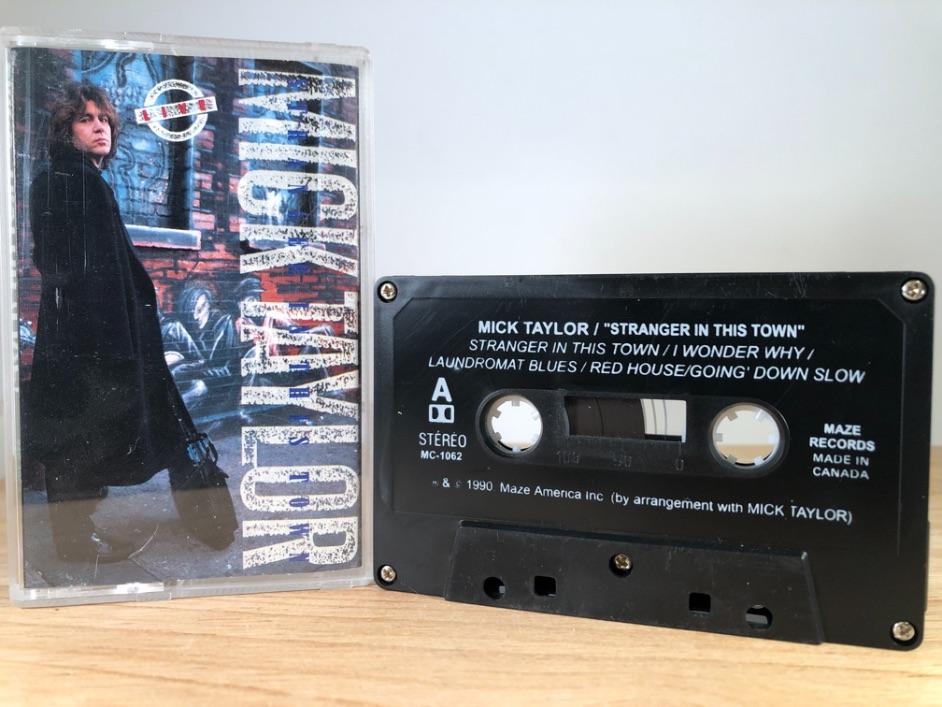 MICK TAYLOR - stranger in this town - CASSETTE TAPE