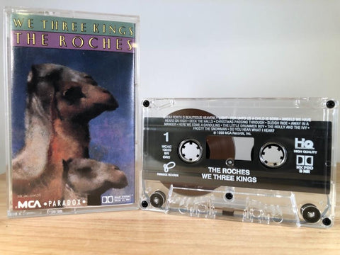 THE ROCHES - we three kings - CASSETTE TAPE