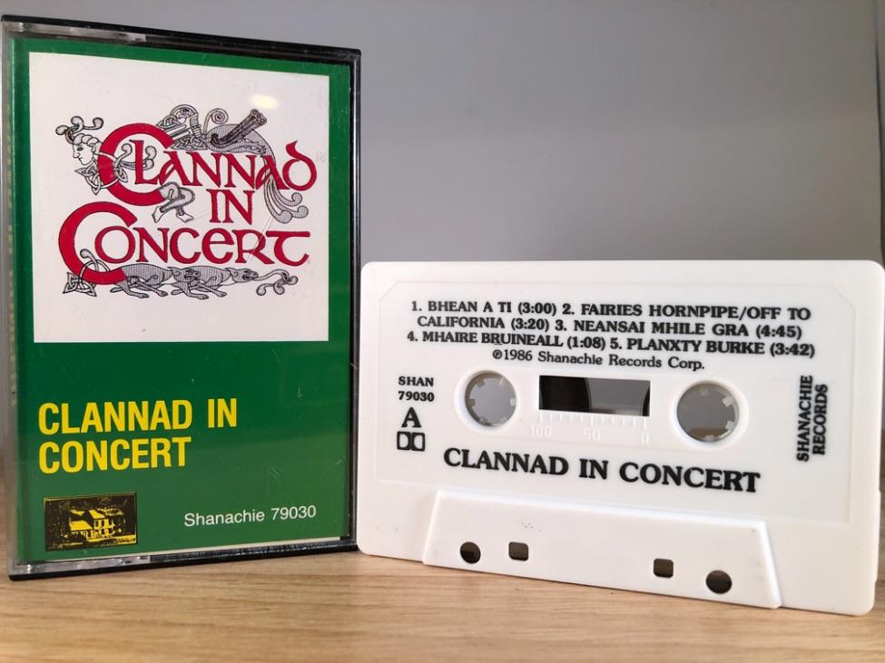 CLANNAD - in concert - CASSETTE TAPE