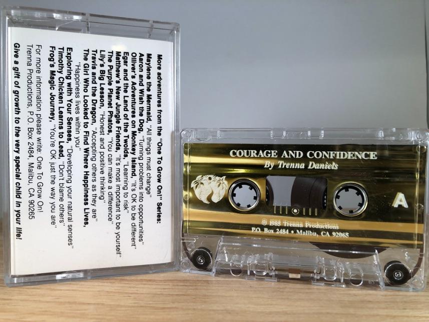 COURAGE AND CONFIDENCE by Trenna Daniels - CASSETTE TAPE