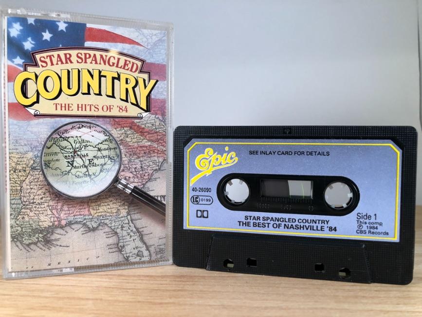 STAR SPANGLED COUNTRY - hits of ’84 - CASSETTE TAPE