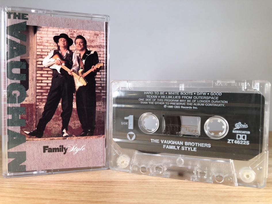 THE VAUGHNAN BROTHERS - family style - CASSETTE TAPE