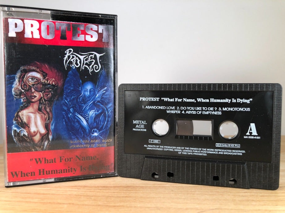 Protest - What For Name, When Humanity Is Dying - CASSETTE TAPE [slovakia]