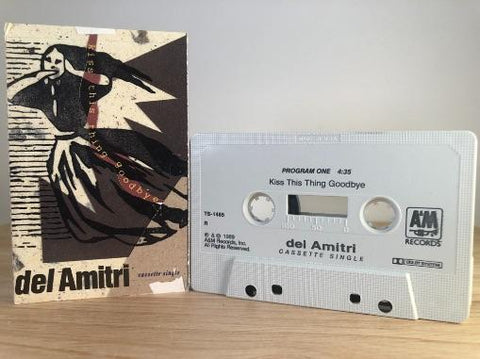DEL AMITRI - kiss the thing goodbye [cassingle] - CASSETTE TAPE