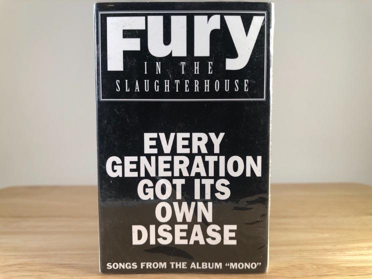 FURY IN THE SLAUGHTERHOUSE - every generation got its own disease [cassingle] - BRAND NEW CASSETTE TAPE