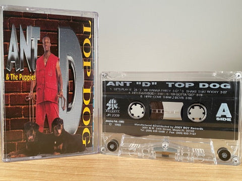 ANT D AND THE PUPPIES - top dog - CASSETTE TAPE