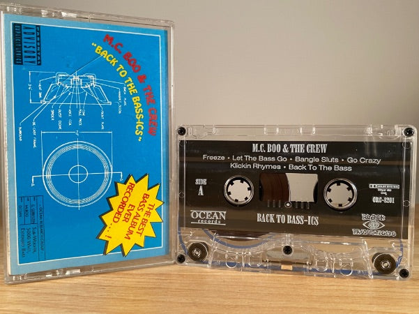 M.C. BOO & THE CREW - back to bass-ics - CASSETTE TAPE