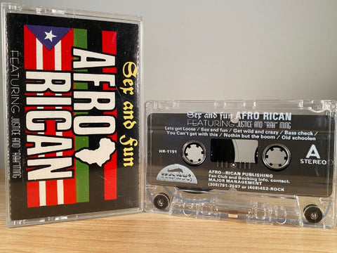 AFRO-RICAN - sex and fun - CASSETTE TAPE