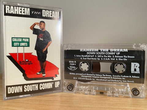 RAHEEM THE DREAM - down south comin’ up - CASSETTE TAPE