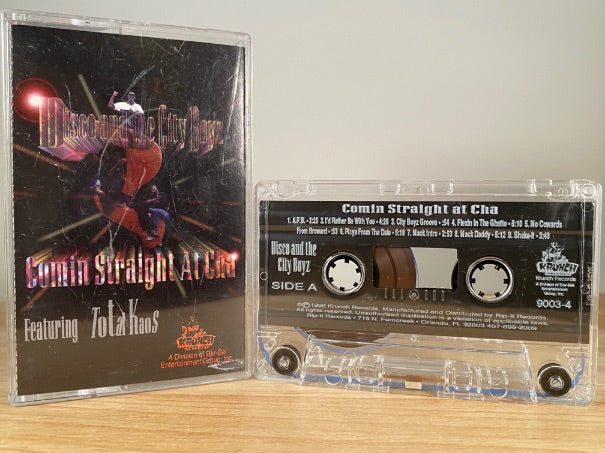 DISCO AND THE CITY BOYZ - coming straight at cha - CASSETTE TAPE