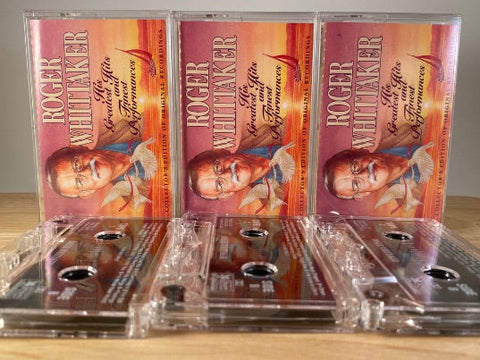 ROGER WHITTAKER - his greatest hits and finest performances [3 tape set] - CASSETTE TAPES