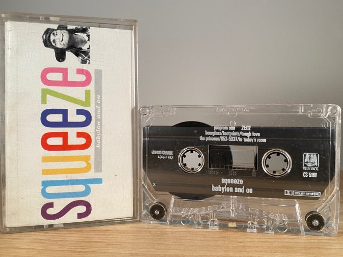 SQUEEZE - Babylon and on - CASSETTE TAPE