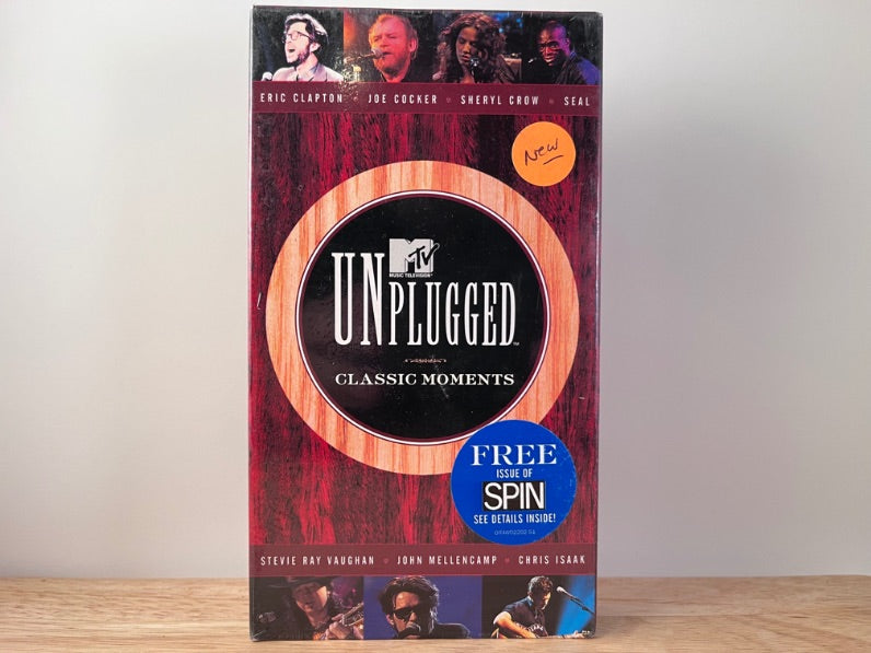 MTV UNPLUGGED CLASSIC MOMENTS - BRAND NEW VHS