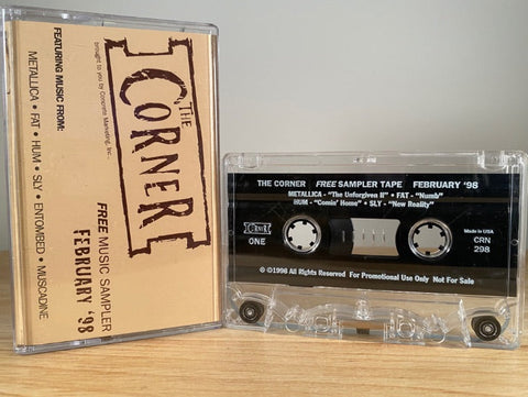 THE CORNER - Feb 98 music sampler - CASSETTE TAPE