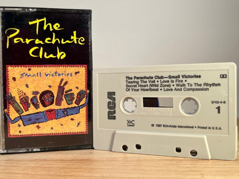 THE PARACHUTE CLUB - small victories - CASSETTE TAPE