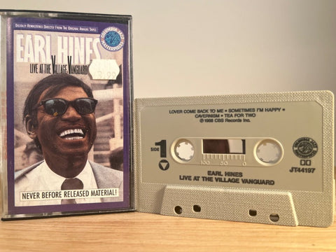EARL HINES - live at the village vanguard - CASSETTE TAPE