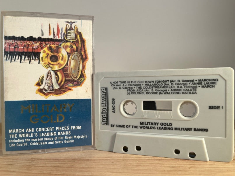 MILITARY GOLD - march and concert pieces - CASSETTE TAPE