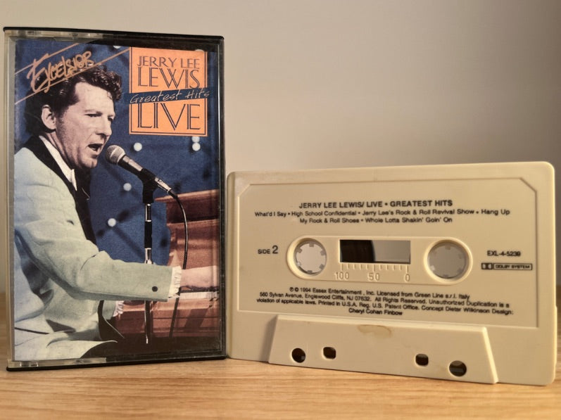 JERRY LEE LEWIS - greatest hits - CASSETTE TAPE