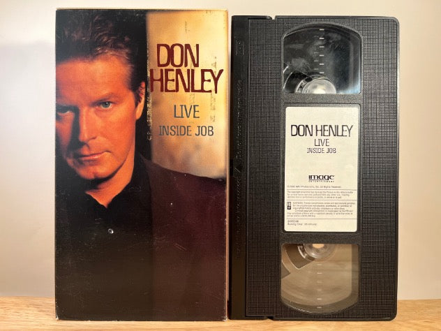 DON HENLEY - live inside job - VHS