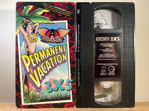 AEROSMITH - permanent vacation 3x5 - VHS