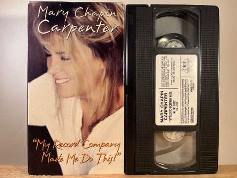 MARY CHAPIN CARPENTER - my record company made me do it - VHS