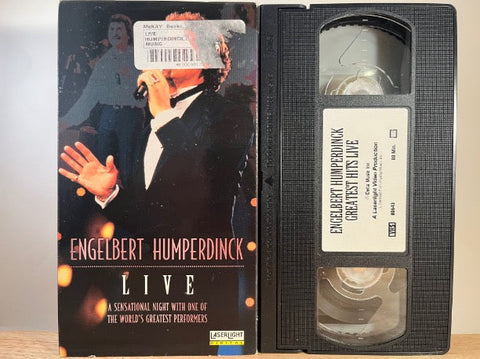 ENGLEBERT HUMPERDINK - greatest hits live - VHS