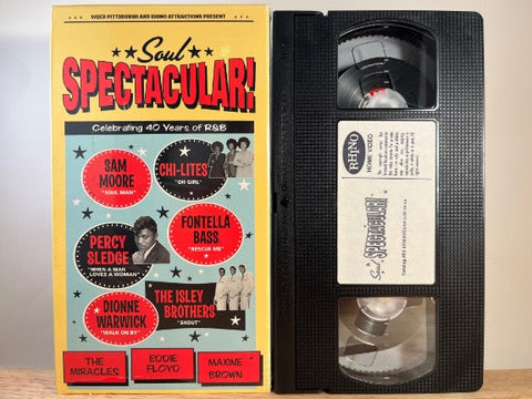 SOUL SPECTACULAR - celebrating 40 years of r&b - VHS