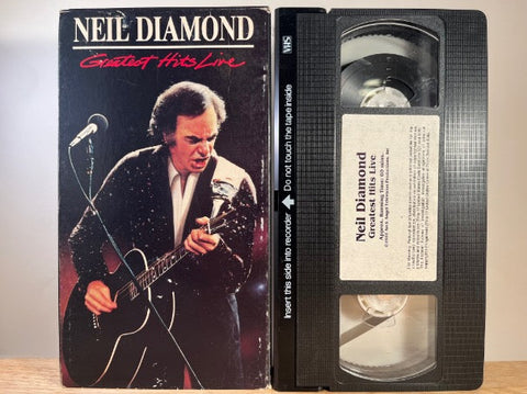 NEIL DIAMOND - greatest hits live - VHS