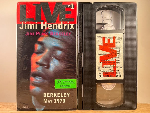 JIMI HENDRIX - jimi plays berkeley live - VHS